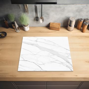 Protection plaque induction - Sublimes veines de marbre