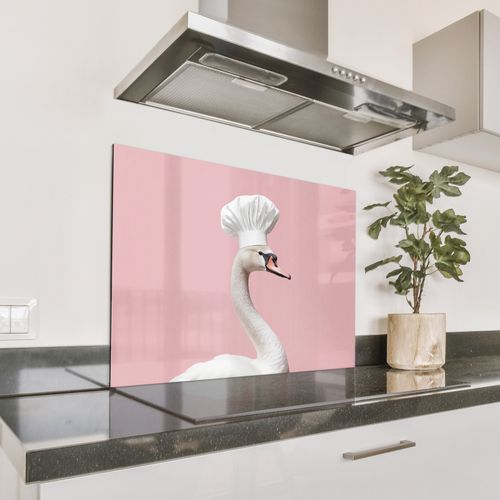Fond de hotte - Cygne - Chapeau de cuisinier - Belle - Classique