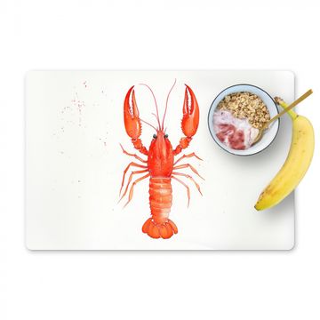 Sets de table - Homard - Aquarelle - Orange
