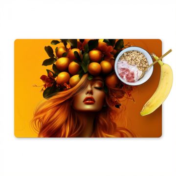 Sets de table - Femme - Citrons - Fleur - Jaune