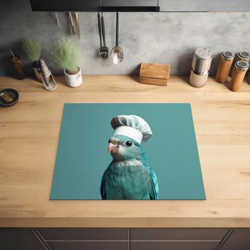 Protection plaque induction - Perruche - Oiseau - Toque - Mignon