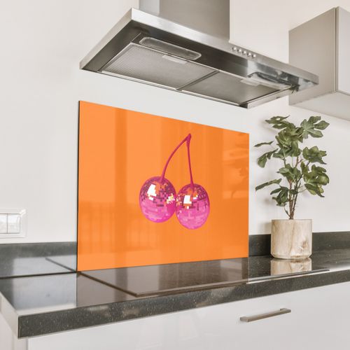 Fond de hotte - Discoballs - Cherry - Miroirs - Pink