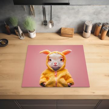 Protection plaque induction - Costume - Chèvre - Lapin de Pâques