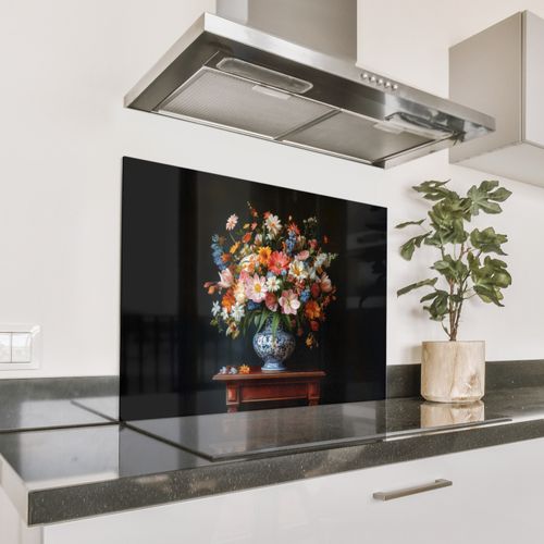 Fond de hotte - Bouquet - Rose - Vase