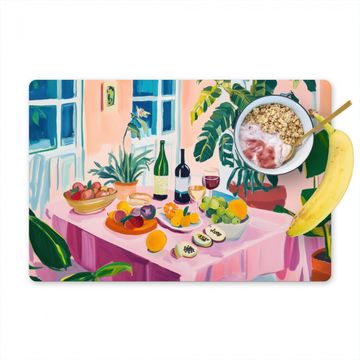 Sets de table - Table - Vin - Fruits