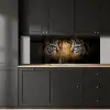 Tijger - Zwart - Dier keuken achterwand 2 middel -sfeer1