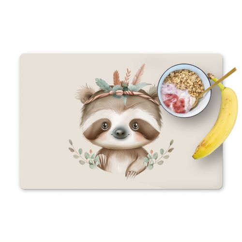 Sets de table - Paresseux - Animaux - Bohème - Boho