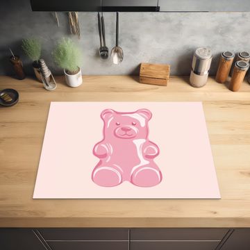 Protection plaque induction - Ours - Rose - Bonbons