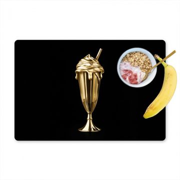 Sets de table - Milkshake - Or - Boire - Noir