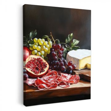 Tableau sur toile - Buvette - Nature morte - Vintage
