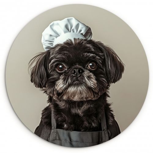 Vêtements de chef - Noir - Chien
