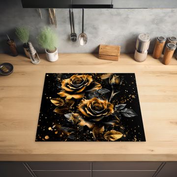 Protection plaque induction - Stardust over Roses