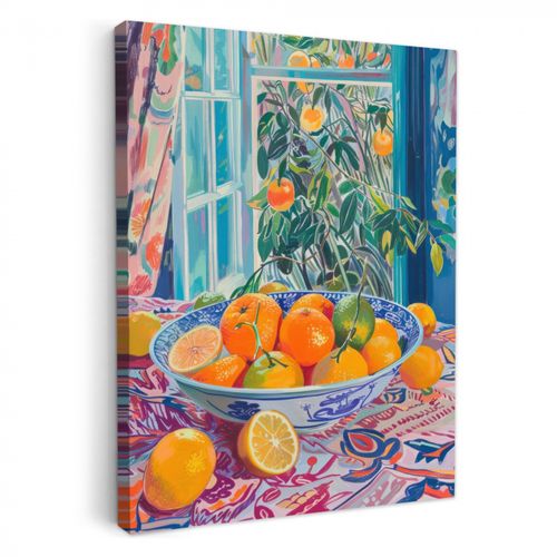 Tableau sur toile - Les agrumes au soleil