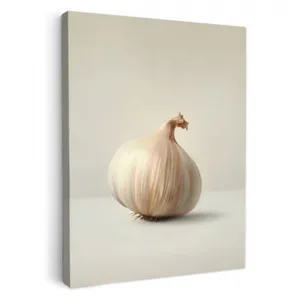 Tableau sur toile - Ail - Naturel - Beige