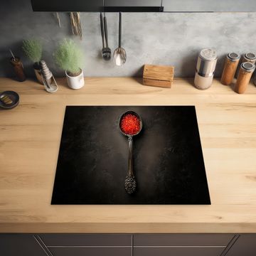 Protection plaque induction - Noir - Cuillère - Caviar