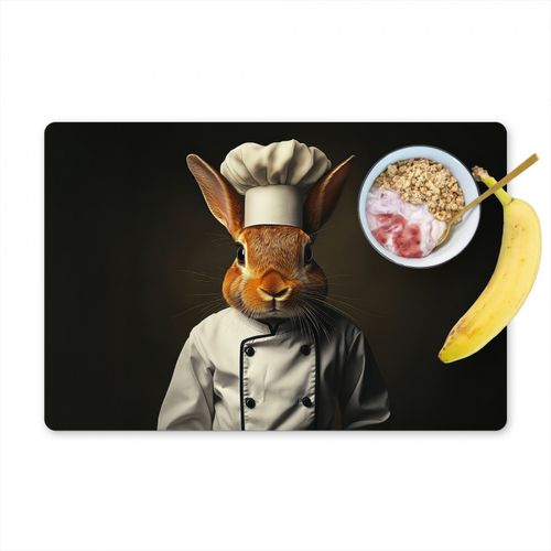 Sets de table - Lapin - Cuisinier - Animal