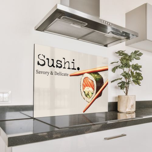 Fond de hotte - Sushi - Saumon - Riz - Japonais