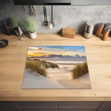 Crépuscule doux sur la dune