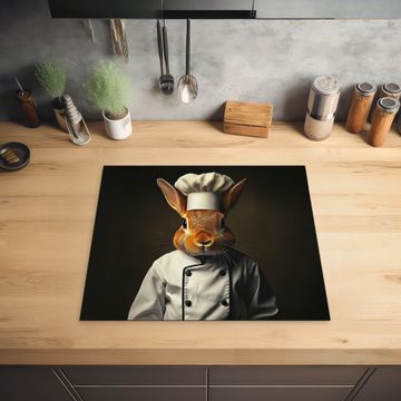 Protection plaque induction - Lapin - Cuisinier - Animal