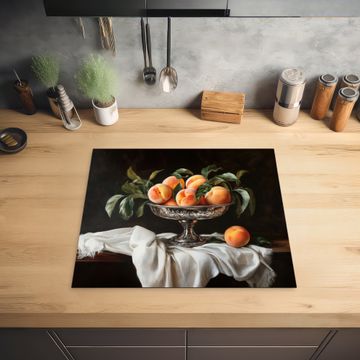 Protection plaque induction - Nature morte - Pêches - Vintage