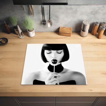 Protection plaque induction - Femme - Lolly - Noir - Blanc
