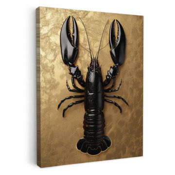 Tableau sur toile - Cancer - Noir - Or - Luxe