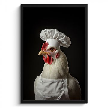 Cadre Photo - Cuisson - Rouge - Poulet