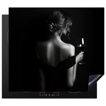 Protection plaque induction - Femme - Vin - Robe