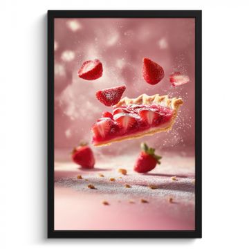 Fraise - Gâteau - Aliments - Rose