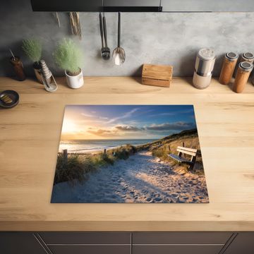 Protection plaque induction - Banc avec vue sur la mer