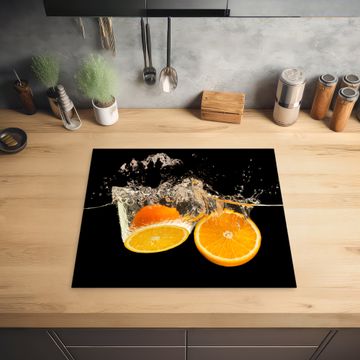 Protection plaque induction - Symphonie d'éclats d'orange