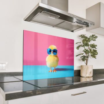 Fond de hotte - Chick - Lunettes de soleil - Bleu