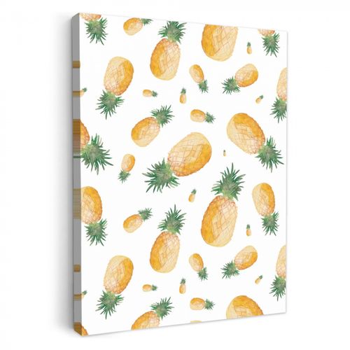 Tableau sur toile - Ananas Aquarelle