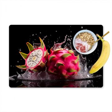 Sets de table - Fruit du dragon - Noir - Eau - Fruit - Fruit