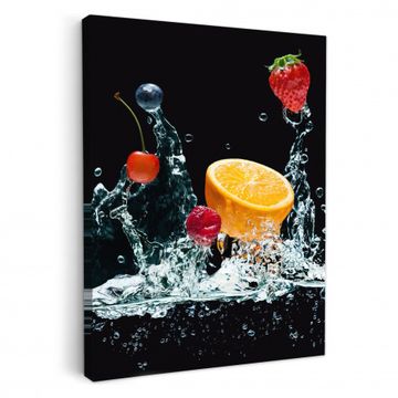 Tableau sur toile - Explosion de la cascade de fruits