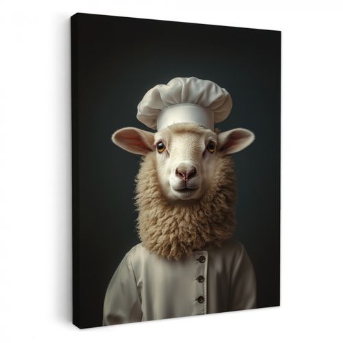 Tableau sur toile - Mouton - Laine - Cuisine