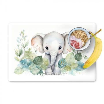 Sets de table - Éléphant - Animaux - Nature - Enfant - Aquarelle