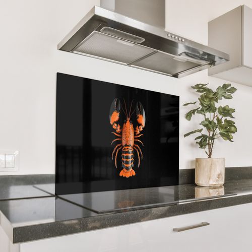 Fond de hotte - Cancer - Orange - Noir - Moderne