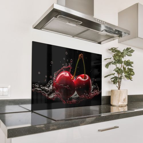 Fond de hotte - Cerise - Rouge - Fruit - Eau - Noir