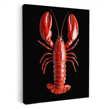 Tableau sur toile - Cancer - Glossier Rouge - Noir