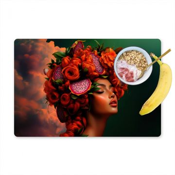 Sets de table - Femme - Boissons fruits - Roses