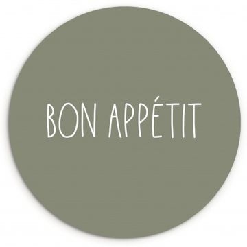 Tableau rond - Vœux gastronomiques