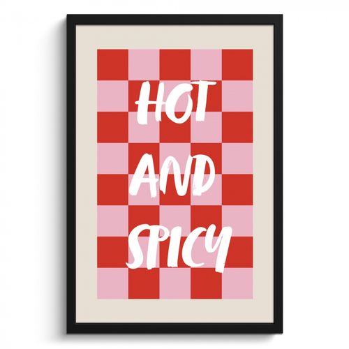Cadre Photo - Hot - Spicy - Checkered - Red