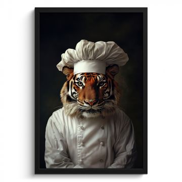 Cadre Photo - Tiger - Vêtements de chef - Marron