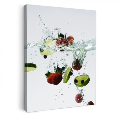 Tableau sur toile - Symphonie de fruits dans l'eau
