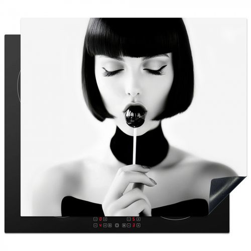Protection plaque induction - Femme - Lolly - Noir - Blanc