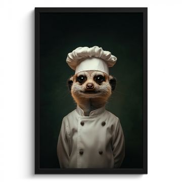 Cadre Photo - Animal - Cuisinier - Suricate