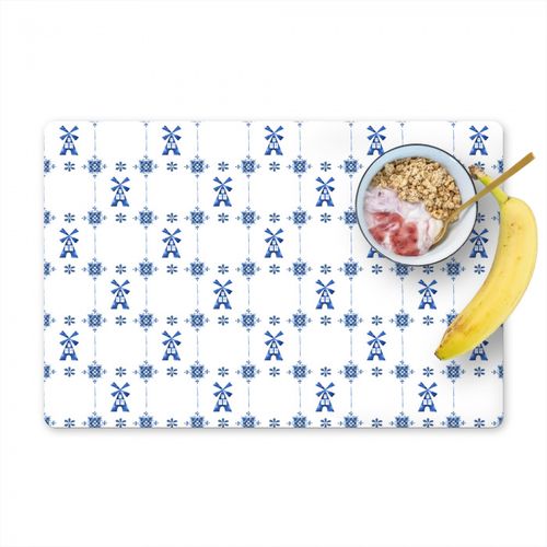 Sets de table - Moulin hollandais et flocons de neige
