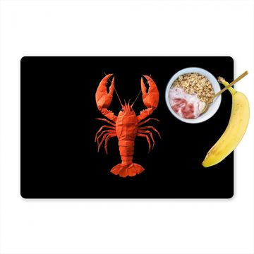 Sets de table - Homard - Papier - Papier origami - Rouge