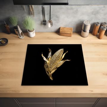 Protection plaque induction - Maïs - Aliments - Or - Noir
